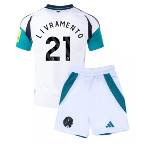 Newcastle United Tino Livramento #21 Dětské Alternativní dres komplet 2024-25 Krátký Rukáv (+ trenýrky)